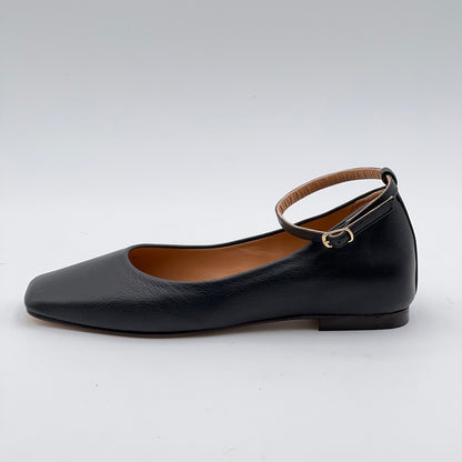 Ballerina Fiore nappa nera