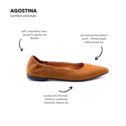 Ballerina Agostina long beach caramello