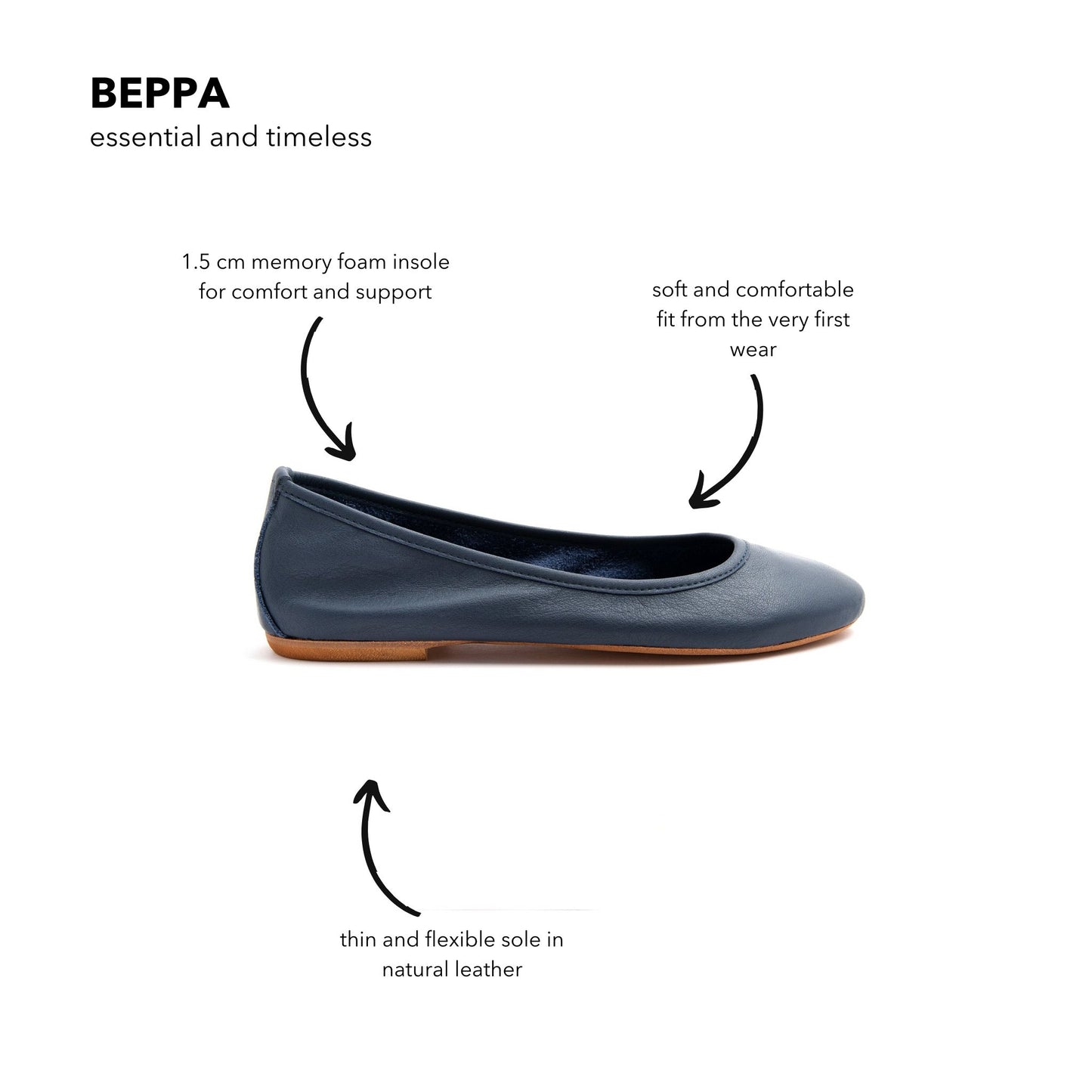 Ballerina Beppa mousse jeans