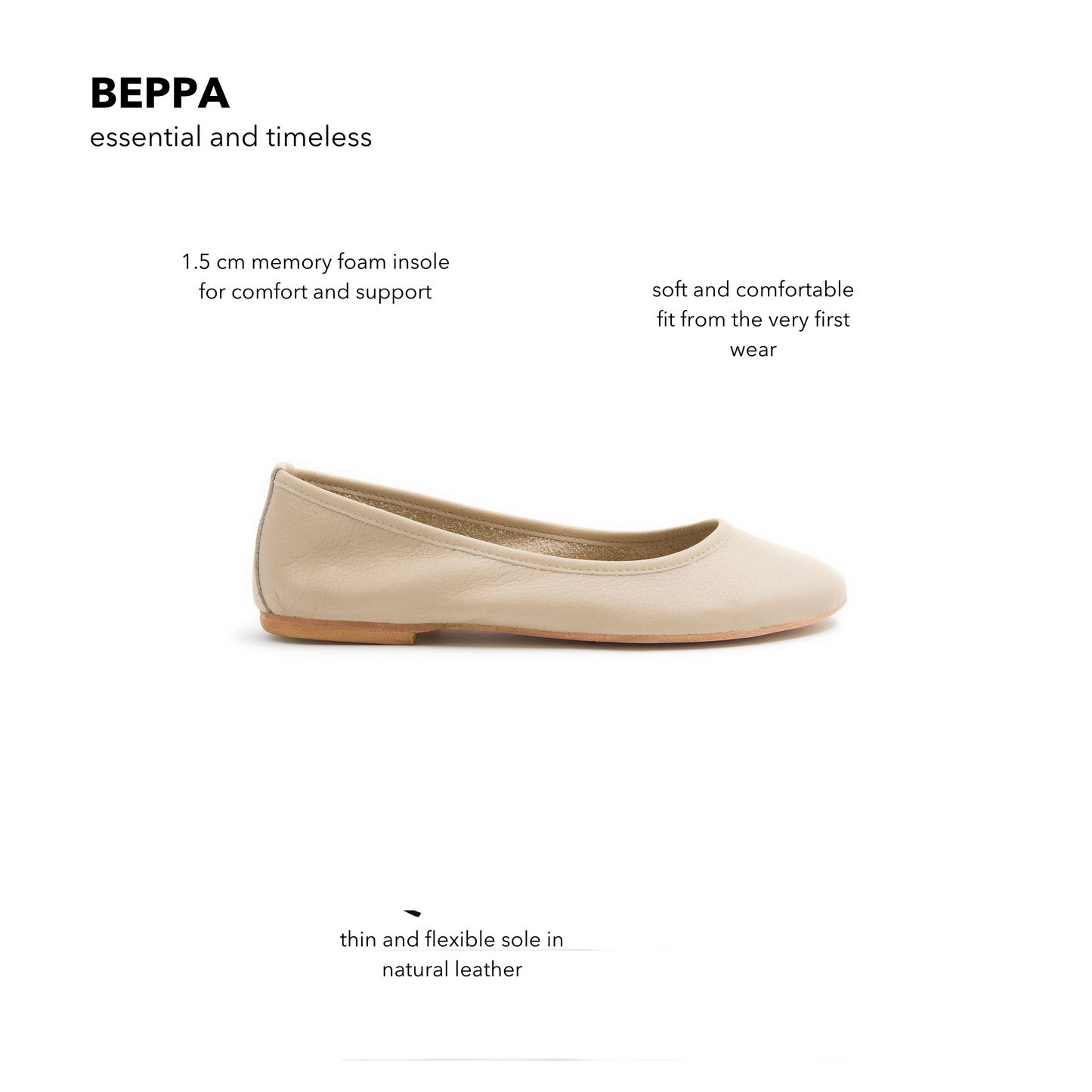 Ballerina Beppa mousse latte macchiato