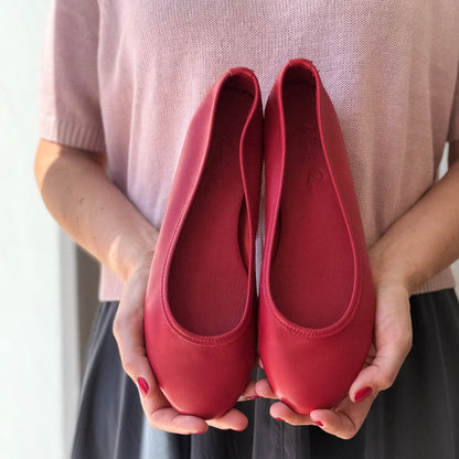 Ballerina Beppa mousse rosso