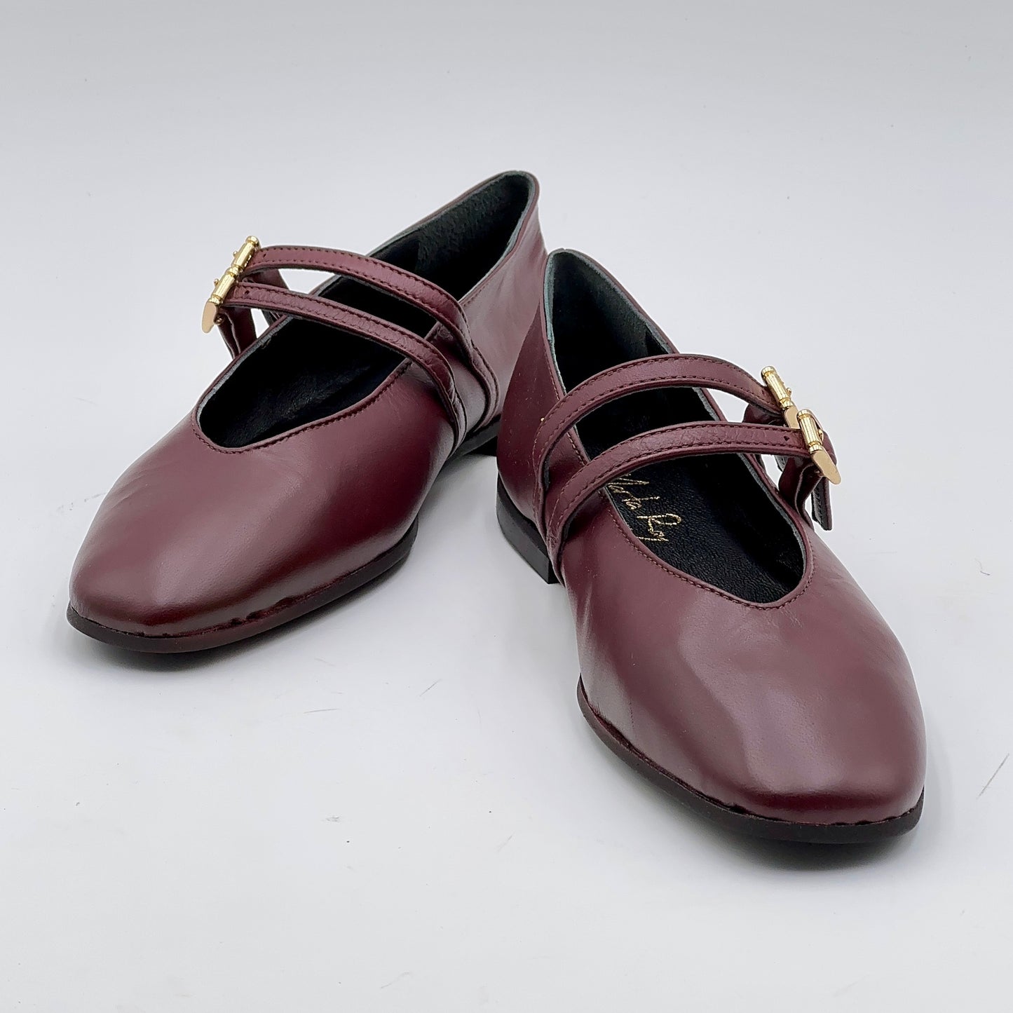 Ballerina Erica nappa bordeaux