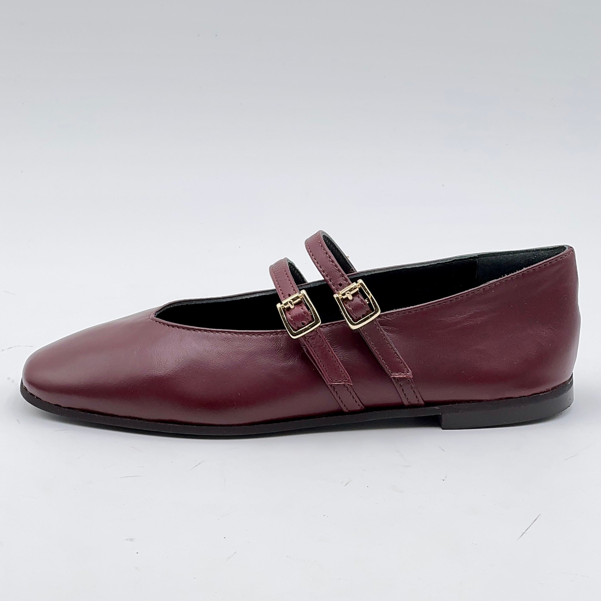 Ballerina Erica nappa bordeaux