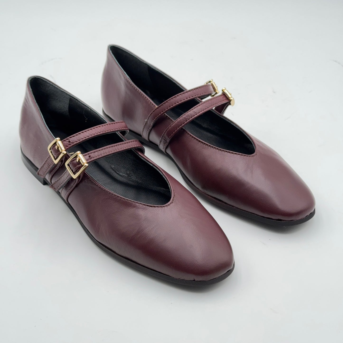 Ballerina Erica nappa bordeaux