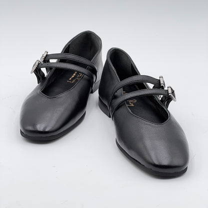 Ballerina Erica nappa nero