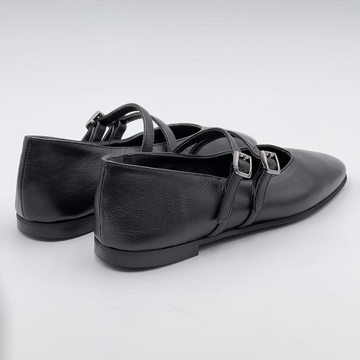 Ballerina Erica nappa nero