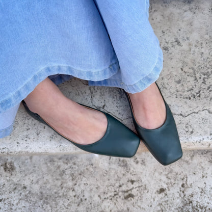 Ballerina Fiorella mousse cardo marino