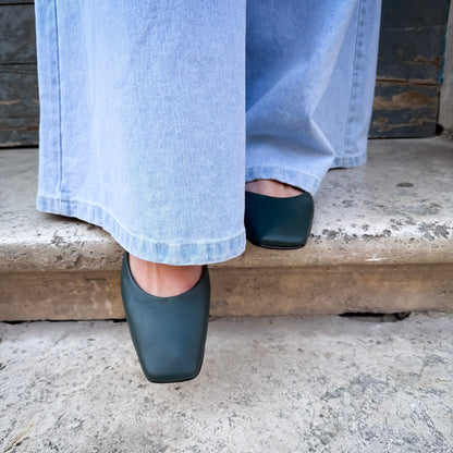 Ballerina Fiorella mousse cardo marino