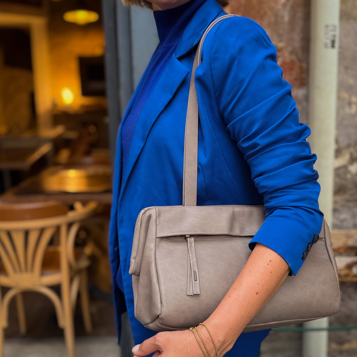 Bauletto mistral nocciola
