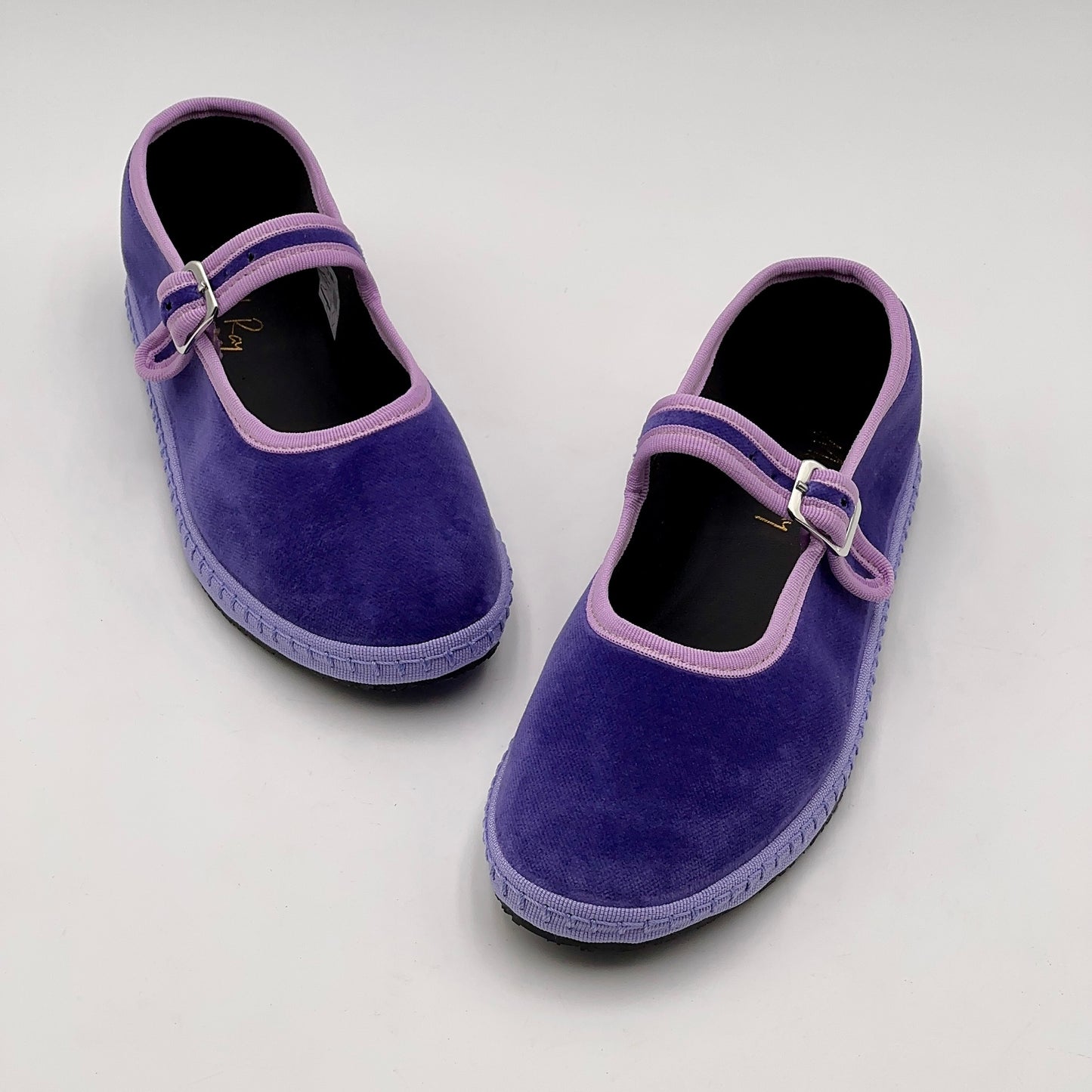 Bebe Mary Jane velluto viola