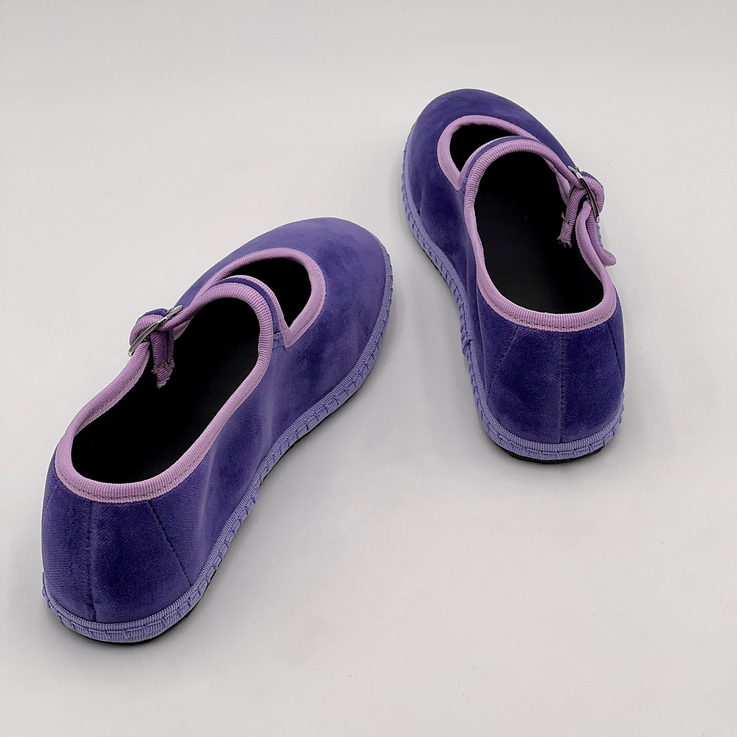 Bebe Mary Jane velluto viola