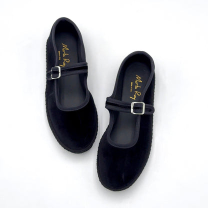Bebe Mary Jane velluto nero