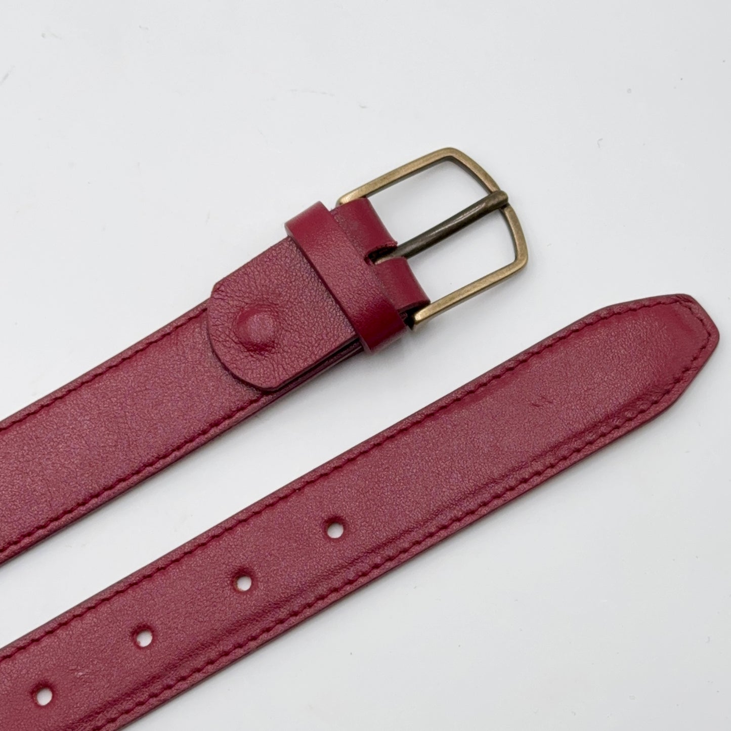 Cintura altezza 3 cm glossy rubino