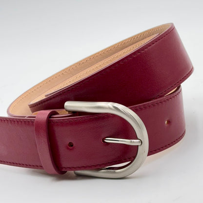 Cintura altezza 4 cm glossy rubino