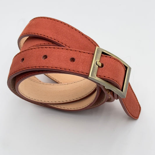 Cintura altezza 2,5 cm long beach cuoio inglese