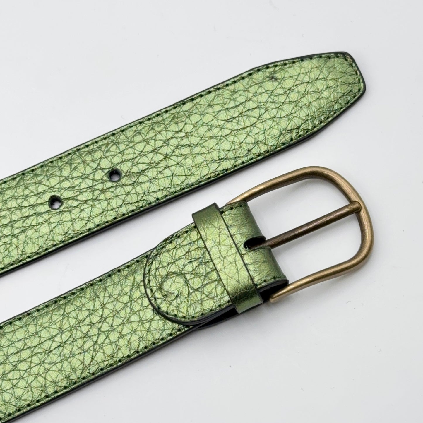 Cintura altezza 3,5 cm metaltaurus verde