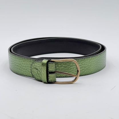 Cintura altezza 3,5 cm metaltaurus verde