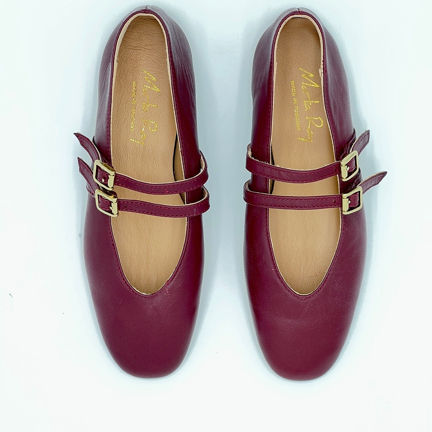 Ballerina Erica nappa bordeaux