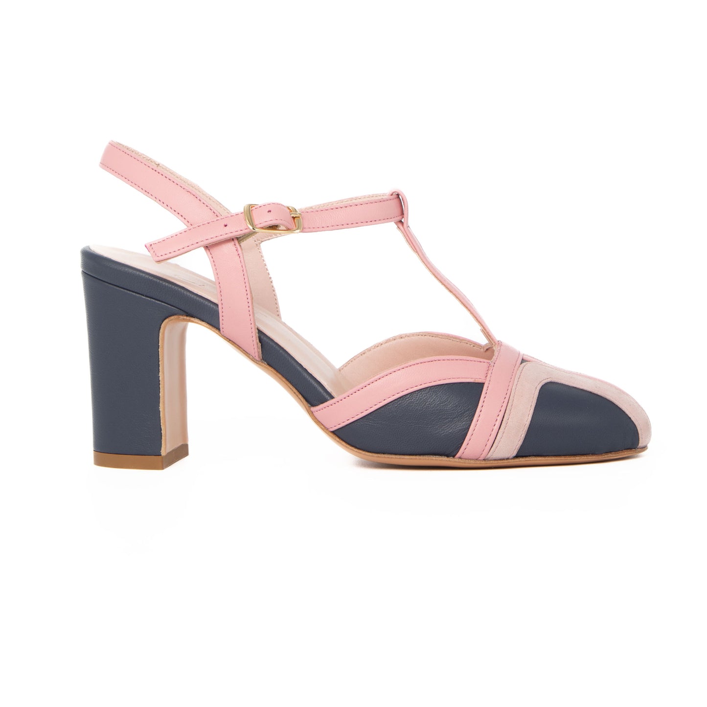 Luna_ Intarsi 7 Nappa Dark navy_pink