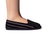 Friulana Veja rete flock stripe blu