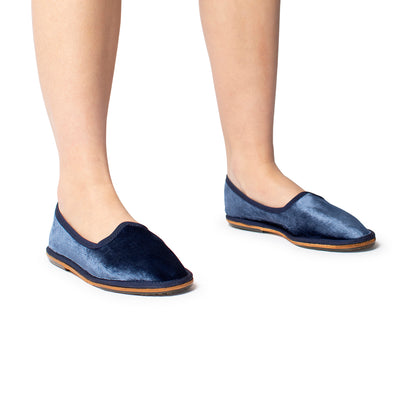 Friulana california velluto perla navy