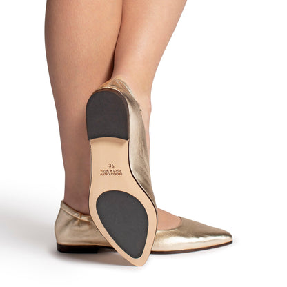 Ballerina Agostina laminato platino