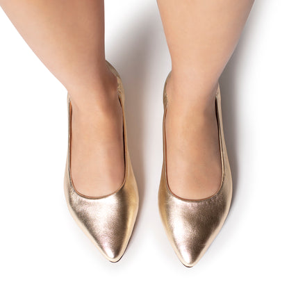 Ballerina Agostina laminato platino
