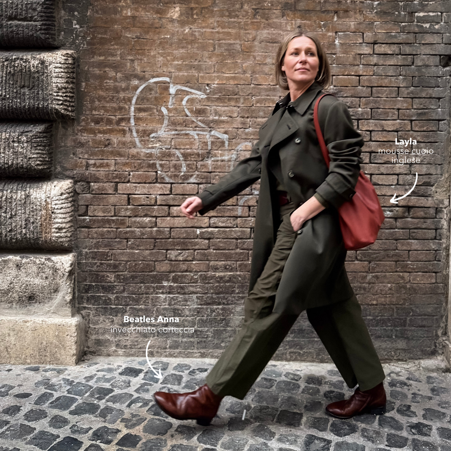 Layla mousse cuoio inglese