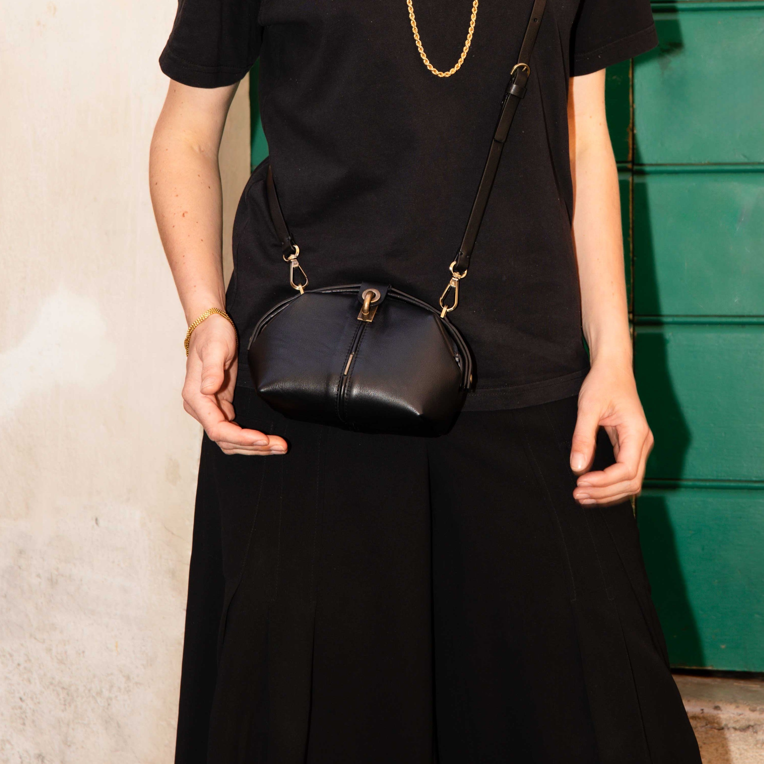 Pouf Small mousse nero