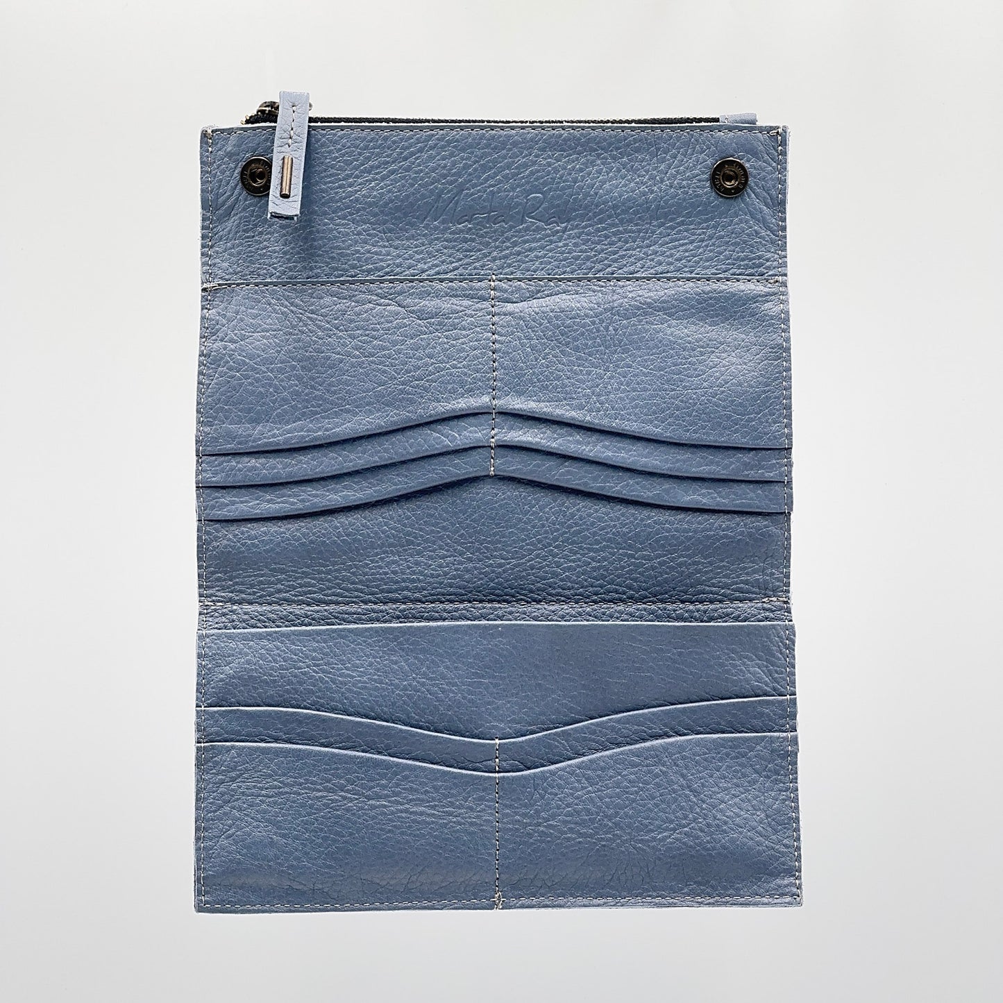 Max wallet mousse perlato azzurro