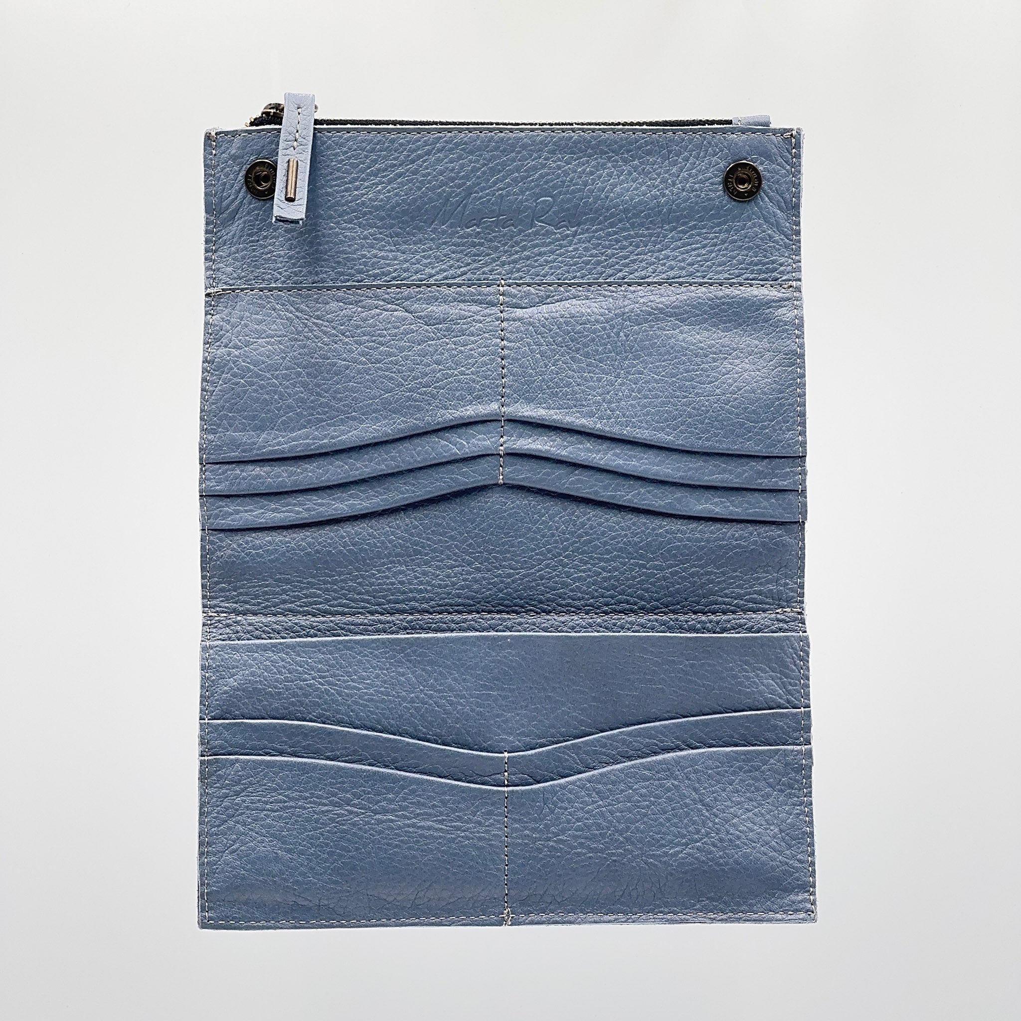 Max wallet mousse perlato azzurro