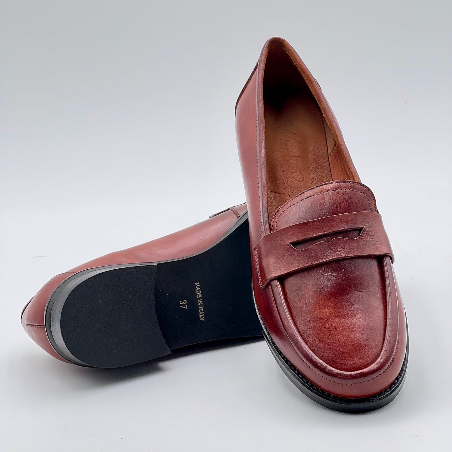 Mocassino Elena invecchiato corteccia