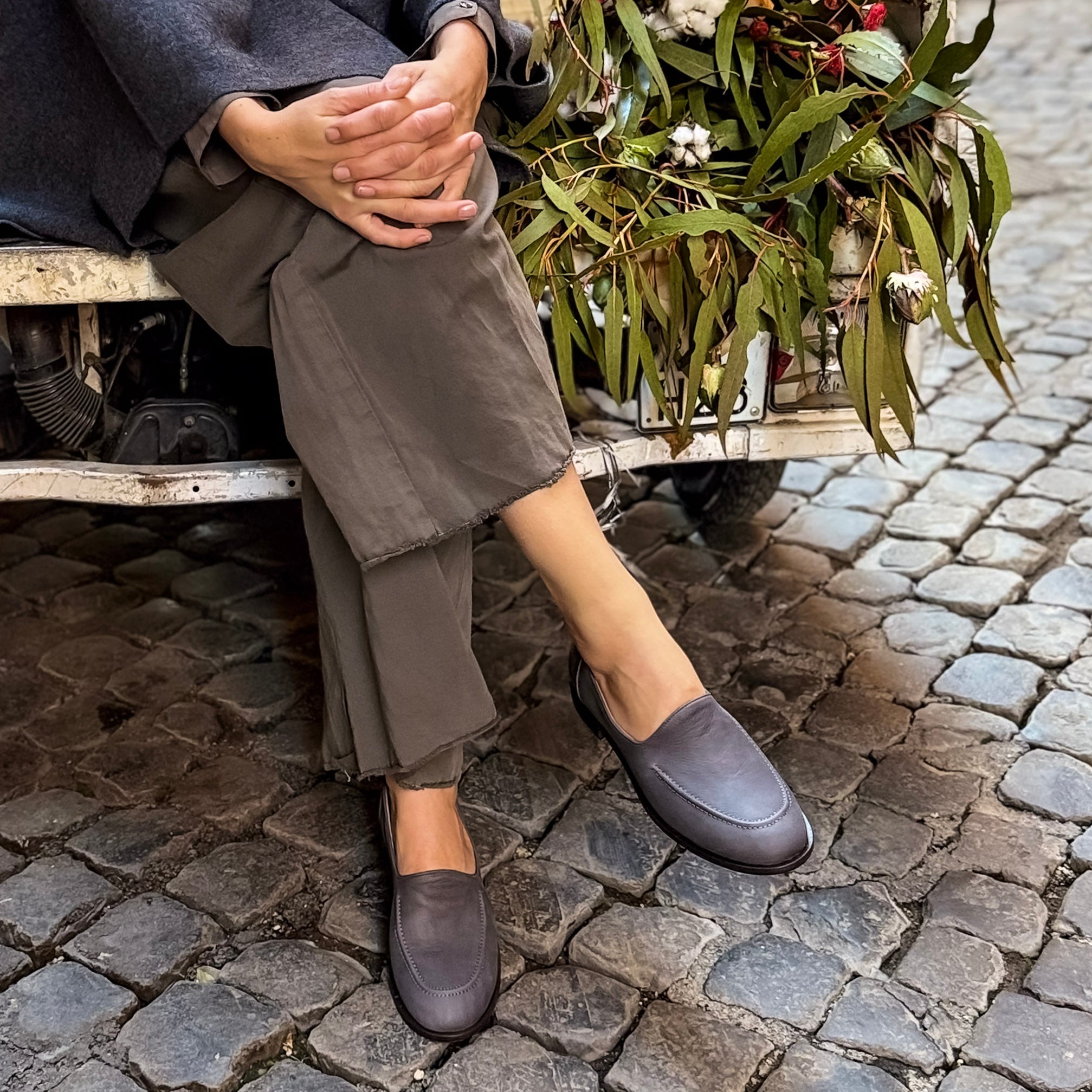 Mocassino Cosima long beach fumo
