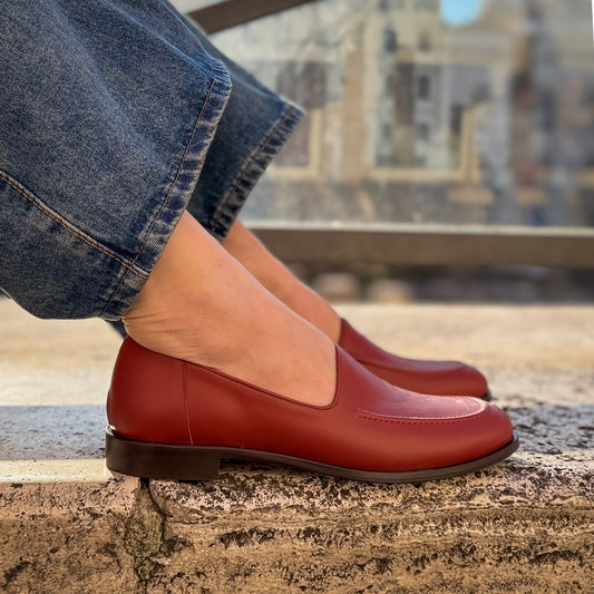 Mocassino Cosima mousse cuoio inglese