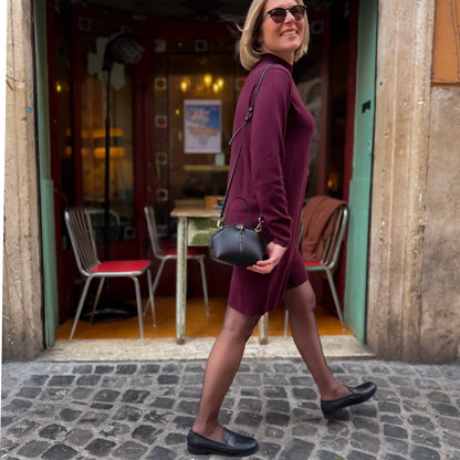 Mocassino Elena invecchiato nero