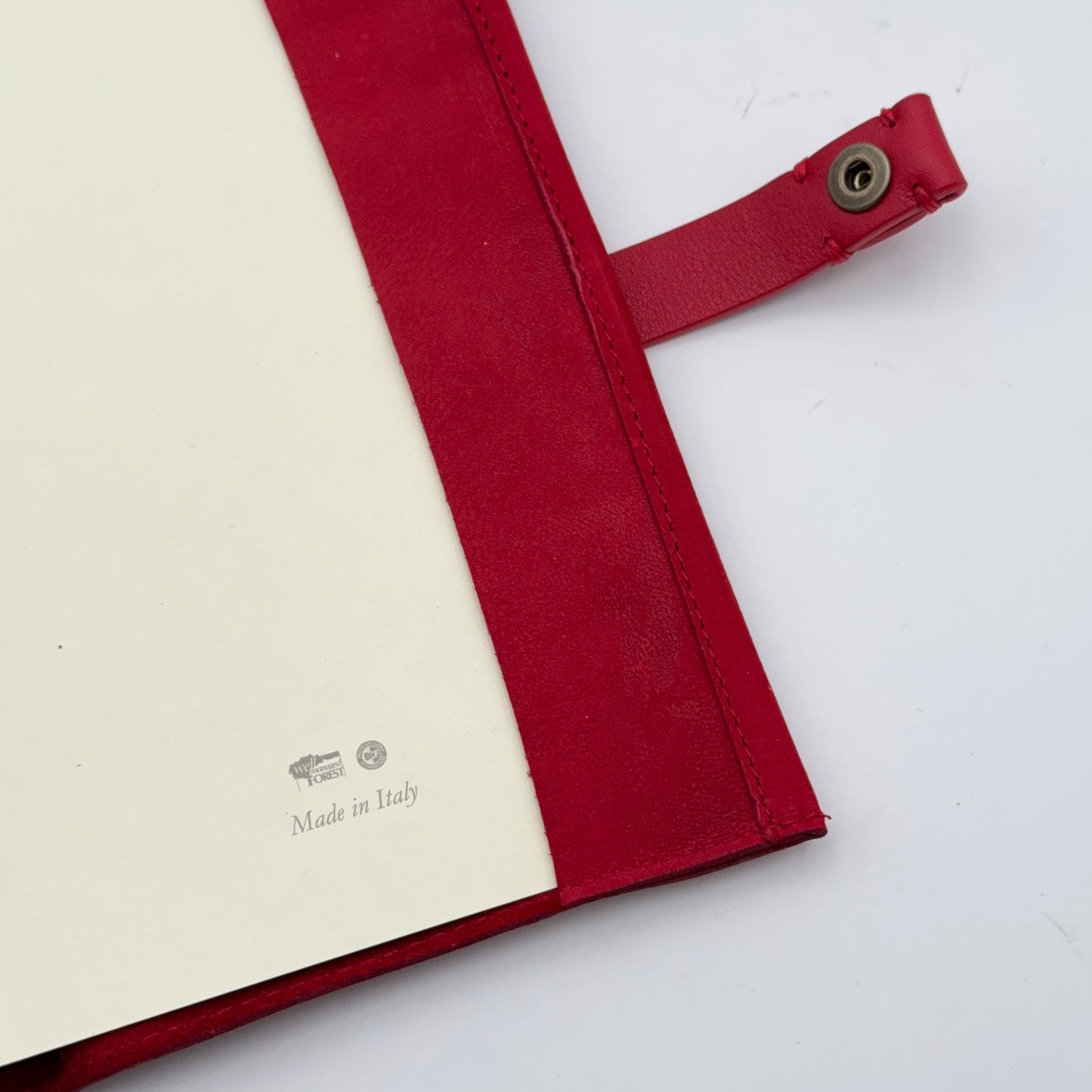 Notebook large long beach rosso