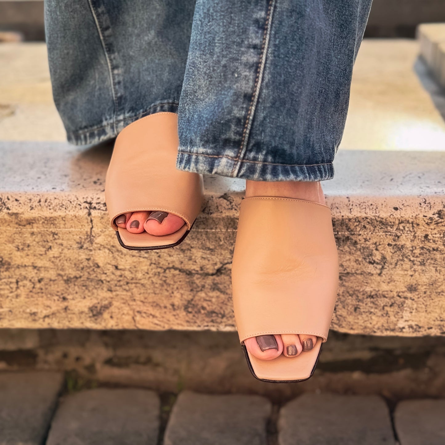 Nuovo sabot mousse nude