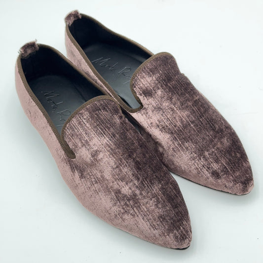 Pantofola Lea velluto perla marrone