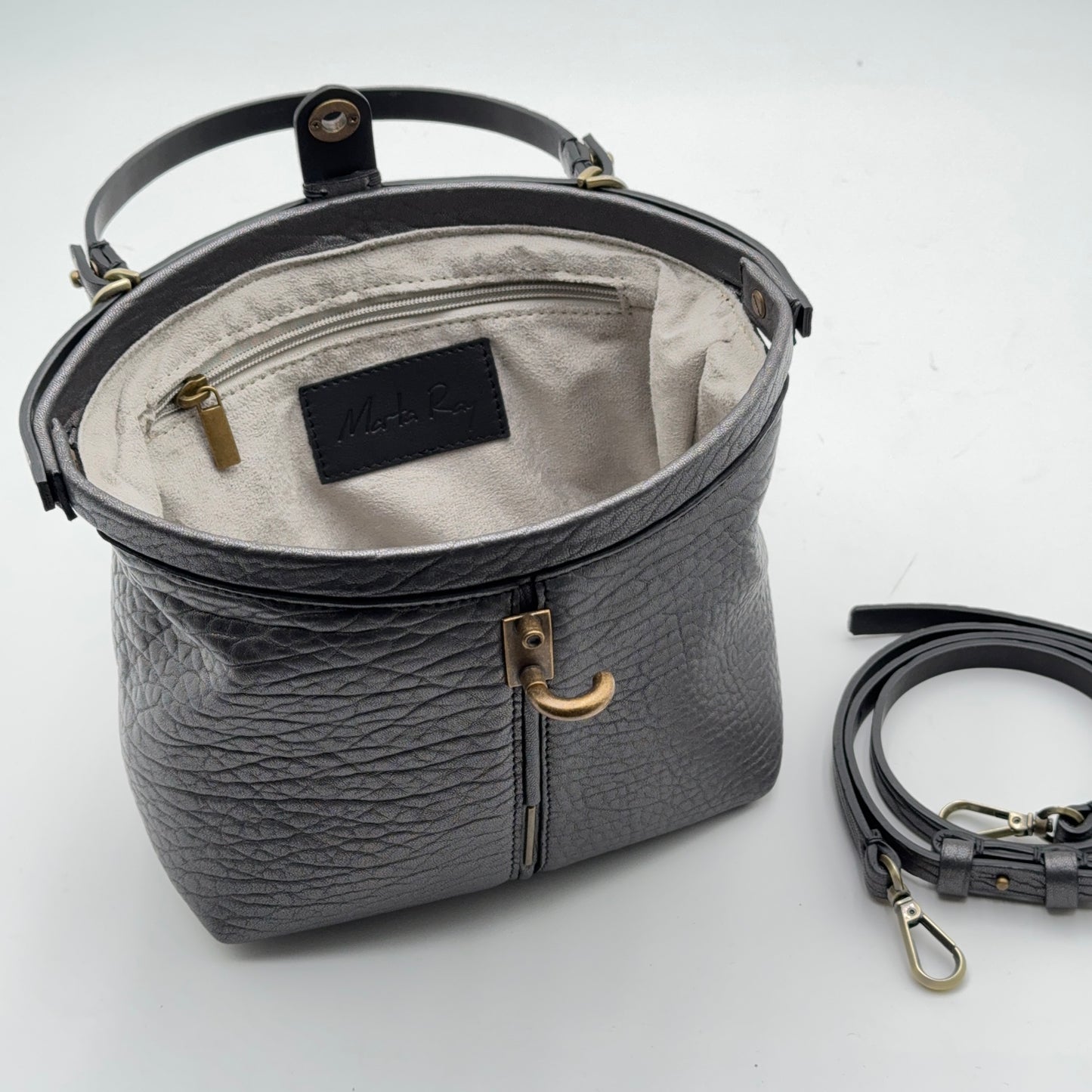 Pouf Medium elephant laminato grigio