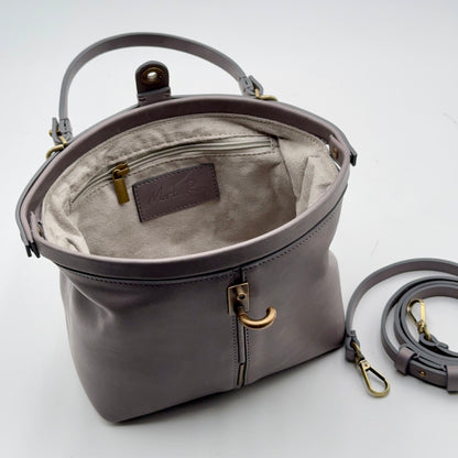 Pouf Medium ingrassato grigio