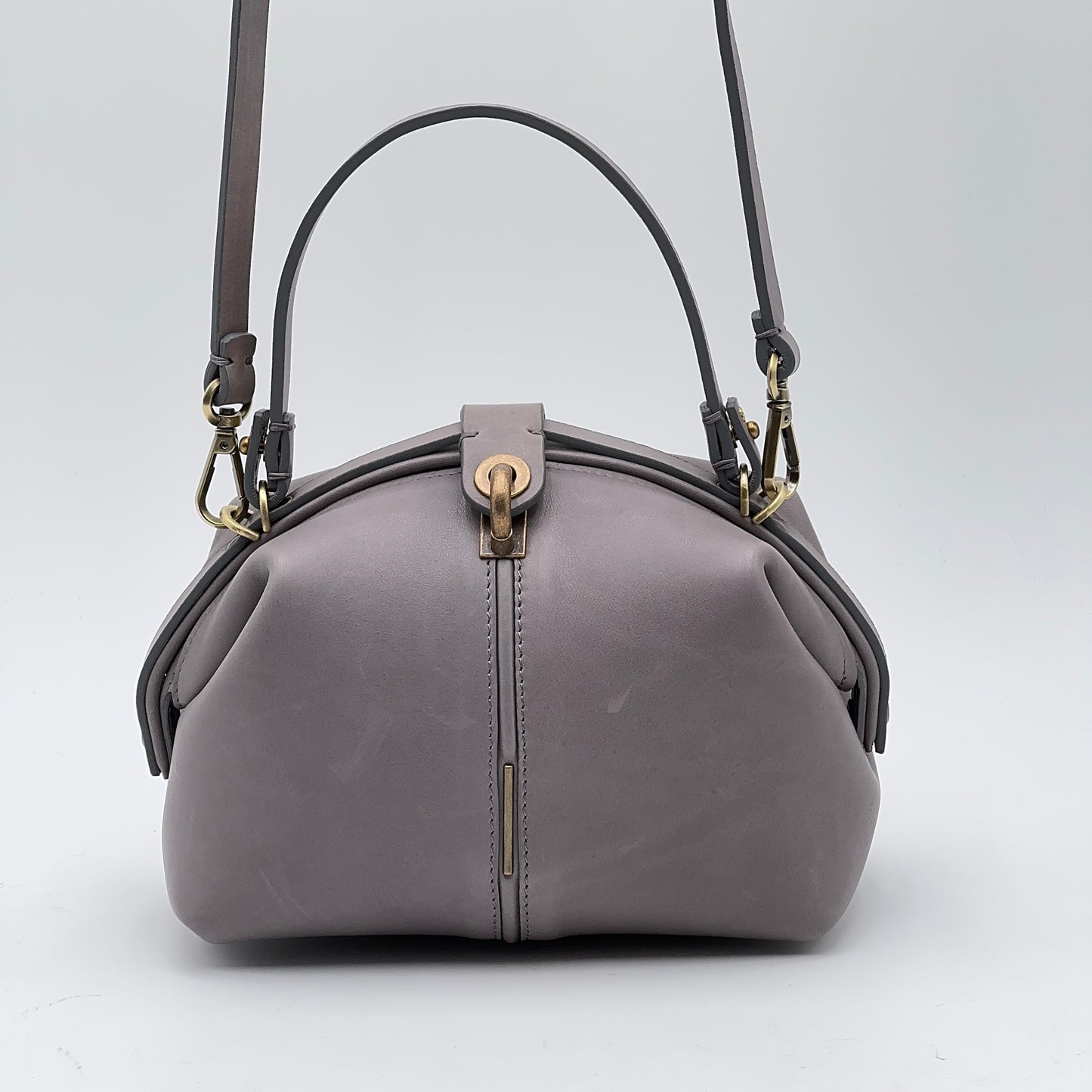 Pouf Medium ingrassato grigio