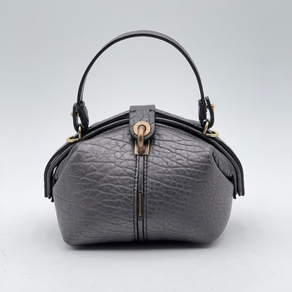 Pouf Small elephant laminato grigio