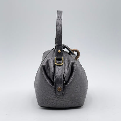 Pouf Small elephant laminato grigio