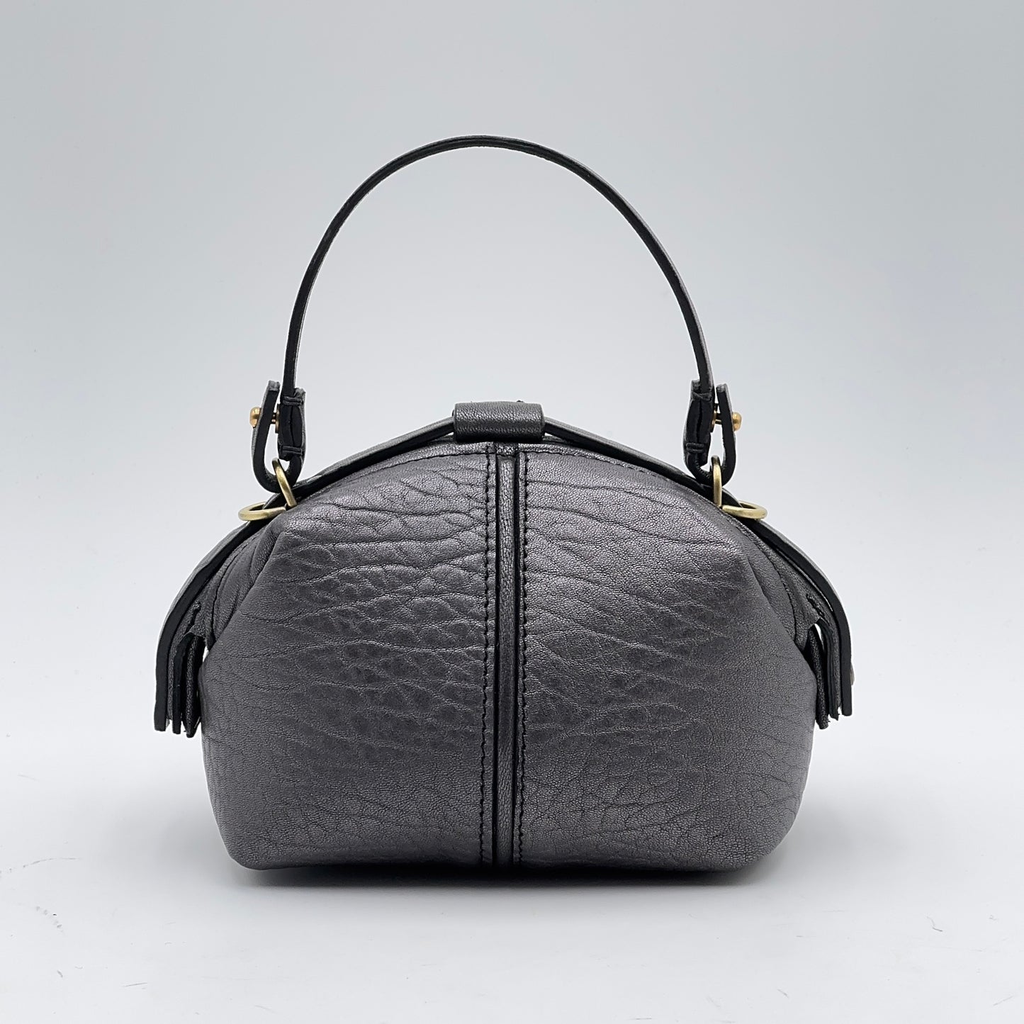 Pouf Small elephant laminato grigio