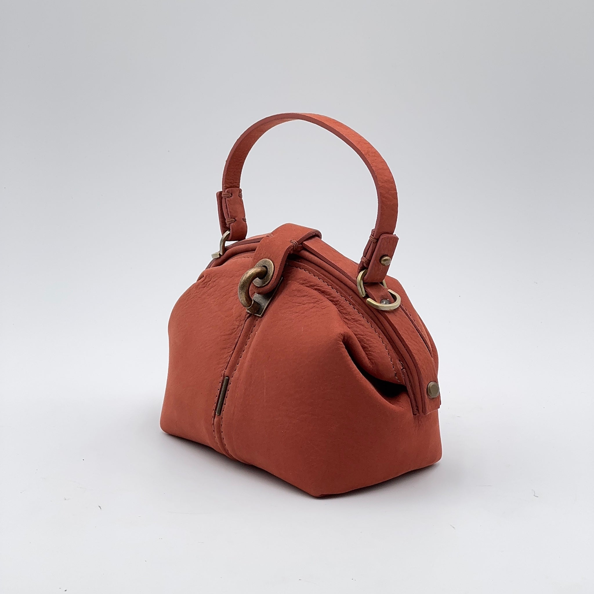 Pouf Small long beach cuoio inglese