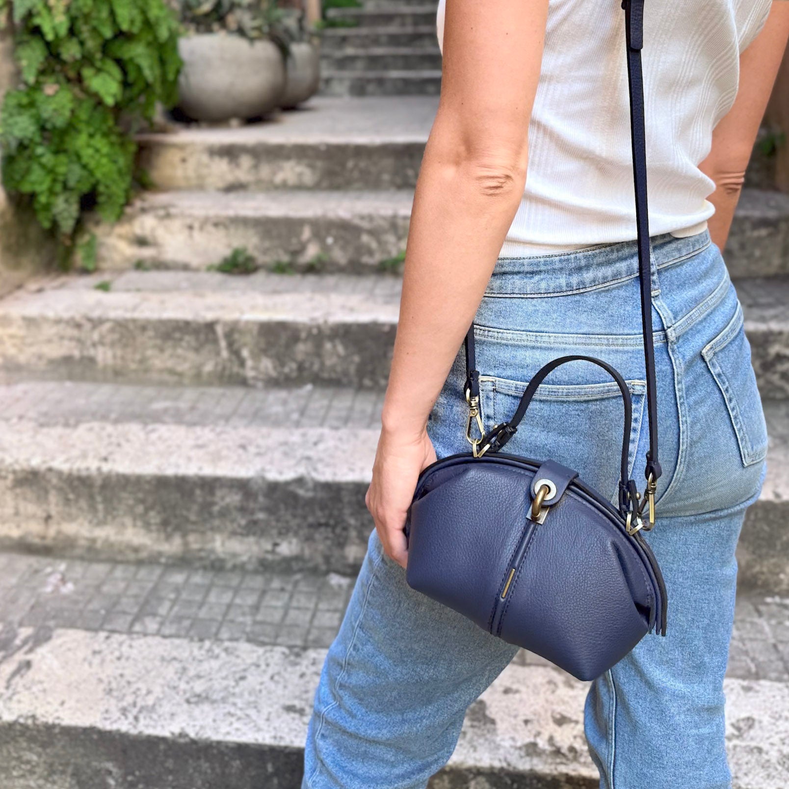 Pouf Small mousse jeans