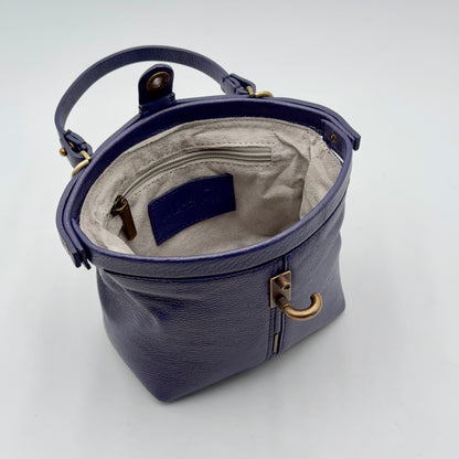 Pouf Small mousse perlato viola