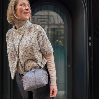 Pouf Medium elephant laminato grigio