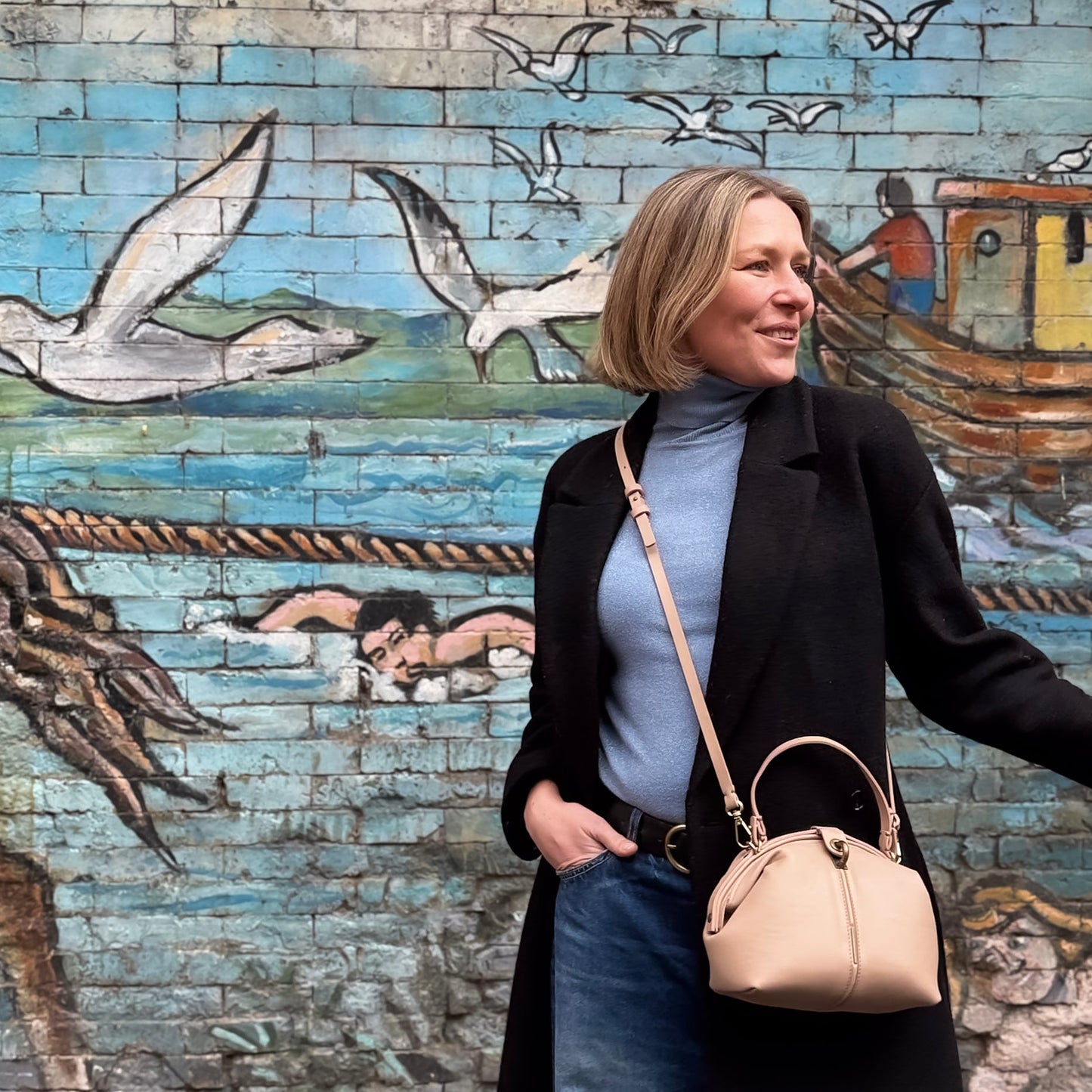 Pouf Medium mousse nudo