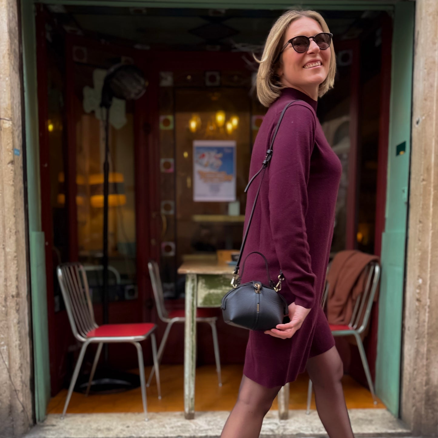 Pouf Small mousse nero